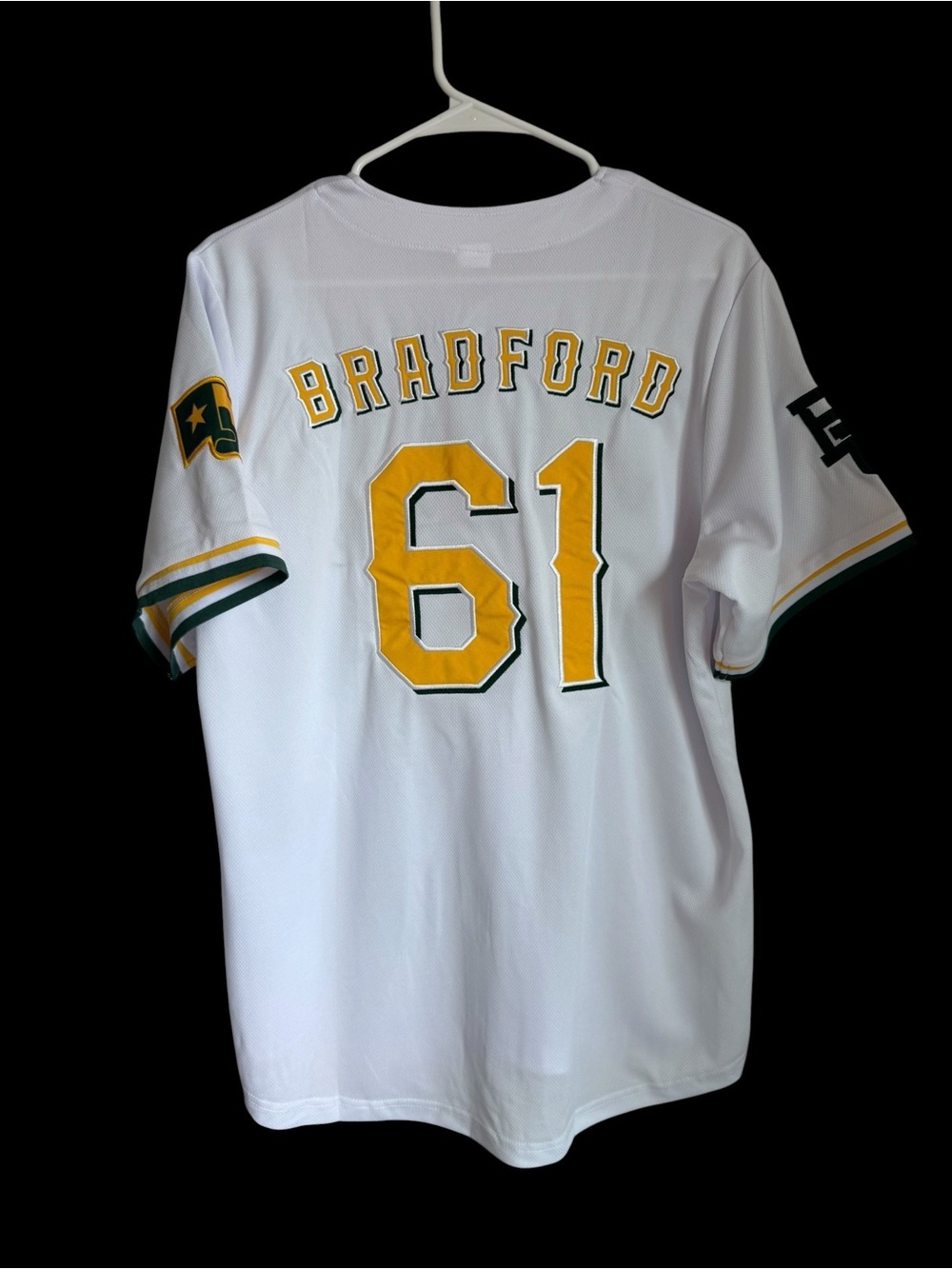 Texas Rangers Baylor Bears Theme Night Cody Bradford Jersey - Picture 2 of 5